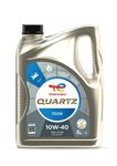 TotalEnergies Quartz 7000 10W40 Engine Oil - ACEA A3/B4, API SN/CF - Clean-Shield Technology - Synthetic Motor Oil Lubricant - 5L