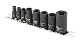 Titan 17418 8-Piece External Tors Plus Socket Set