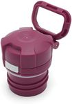 Standard-Mouth Replacement Flip Lid for Hydro Flask, Simple Modern Ascent, Classic Klean Kanteen. (Dark Magenta)