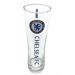 Chelsea FC Official Football Gift Tall Beer Glass - A Great Christmas/Birthday Gift Idea for Men and Boys