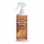 Ceridwen Wood Polish Furniture & Laminate Cleaner Polish Cleanse Protects Beautifies Shiny Wood Furniture Surfaces Gloss Finish Orange Oil Base Ecological Formulation Spray 250 ML (Pack 1)