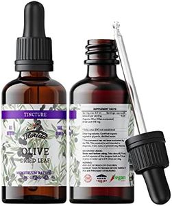 FLORIDA HERBS Organic Olive Leaf Tincture, Olive Extract Liquid (Olea europaea) Dried Leaf Herbal Supplement, Non-GMO in Cold-Pressed Organic Vegetable Glycerin, 700 mg, 2 oz (60 ml)