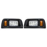 ShuRan LED Light Headlights Compatible with Club Car DS, Street legal light for Gas & Electric Compatible with Club Car DS golf carts (1993 & Newer Models) 12V OEM 101988002 101988001