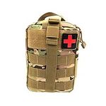 Wolike First Aid Bag Empty Tactical Medical Pouch EMT Emergency Survival Kit Outdoor Travel Molle Rip-Away EMT For Medical Multipurpose Waist Pack Military Utility kit (Camouflage)