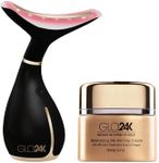 GLO24K Neck & Face LED Beauty Massager + 24k Moisturizing Day Cream. The Ultimate Duo for Neck Care. Treat your Neck & Face for a Flawless Appearance.