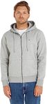 Tommy Hilfiger Men's Tjm Regular Fleece Zip Hoodie Sweater, Lt Grey Htr, M