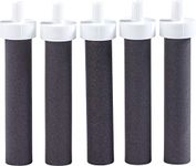 Brita Water Bottle Replacement Water Bottle Filters, Black, 5 Count