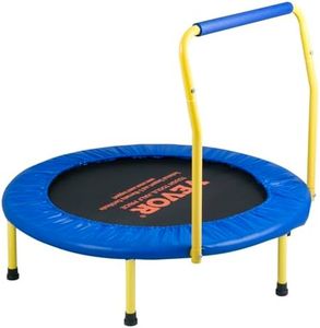 VEVOR 3FT Trampoline for Kids, 36" Trampolines Indoor/Outdoor Trampoline for Toddlers, Foldable Mini Baby Trampoline with Foam Handle, Recreational Trampoline for 0-3 Years Kids