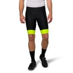 PEARL IZUMI Men's 10.5" Attack Cycling Shorts, Breathable with Reflective Fabric, Black/Screaming Yellow, Medium