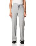 Calvin Klein Women's Premium Performance Thermal Wide Leg Pant, Pearl Grey Heather, Medium