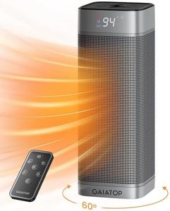 GAIATOP 1500W Portable Electric Space Heater, Oscillating