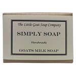 The Little Goat Soap 1 x Simply Goats Milk Soap. Unscented 100g. Sensitive Skin. Eczema, Psoriasis, Dermatitis. Dry Skin