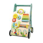 Nuby Educational Wooden Baby Walker, 10 Months Plus