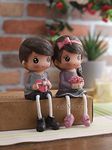 CraftVatika Romantic Love Couple Miniature Statue Showpiece for Gift Husband Wife Girlfriend Boyfriend Girls Boys Home Decor Items