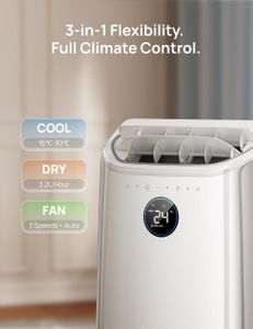 Dreo 3-in-1 Portable Air Conditioner, 10000 BTU – Smart Silent Cooling with App Control
