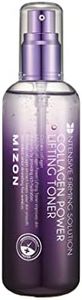 MIZON Collagen Line, Collagen Power Lifting Toner, Facial Toner, Moisturizing, Revitalizing, Skin Booster Toner for Dry, Rough, and Aging Skin (120ml 4.06 fl oz)