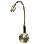 Meanyee 1 * 3 W Wall Mount Sconces Reading Lamp/led Bedside Lights headboard Light with Touch Switch/Dimmable/Bronze