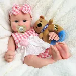 JIZHI Reborn Baby Dolls Silicone Fu