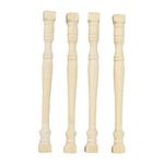 predolo 4Pcs 1/12 Dollhouse Wooden Balustrade for Legs DIY Projects Life Scene