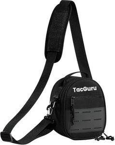 TacGuru Premium Earmuffs Bag – Compatible with SHOTMUFFS, CyberMuff, and Most Slim Profile Foldable Earmuffs - Black