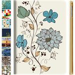 DuraSafe Cases for iPad Mini 5th Mini 4th Generation 7.9 Inch [ Mini 5 4 ] A2133 A1538 MK6K2HN/A MK6J2HN/A MK6L2HN/A MUQW2HN/A Printed Smart PU Leather Flip Folio Book Cover - Watercolor Flowers
