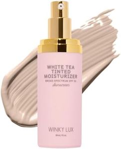 Winky Lux White Tea Tinted Moisturizer SPF 30 Sunscreen for Face with SPF, Makeup Face Moisturizer with Vitamin E, Fair