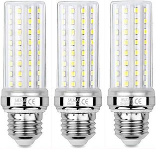 SAUGLAE 20W LED Corn Bulbs, 150W Incandescent Bulbs Equivalent, 4000K Natural White, 2300 Lumen, E27 Edison Screw Light Bulbs, 3-Pack
