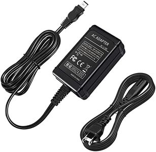 TKDY AC-L100 for Sony Handycam Camcorder Charger Cord, ACL100 Power Supply Adapter for Sony Hi8 DCR TRV128 TRV103 TRV130 TRV150, CCD-TRV108 TRV308 Replace AC-L10A L10B L15A L15B L100A L100B L100C.