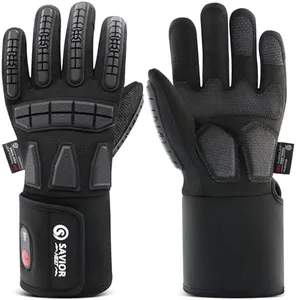 SAVIOR HEAT Heated Work Gloves for Men & Women, 7.4V Rechargeable Battery Gloves with 3M Thinsulate, Waterproof Touchscreen Winter Gear for Mechanical, Construction, Shoveling & Outdoor Work