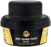 Dura-Gold Premium Black Dry Guide Coat Kit, 7 Ounces (200 Grams) - Powder that Instantly Highlights Auto Bodyshop Repair Surface Imperfections, Identify Body Filler Pinholes, Sanding Scratches Defects