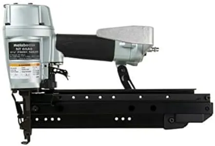 Metabo HPT Pro Finish Nailer, 16-Gauge, Pneumatic, Accepts 1-1/2-Inch to 2-1/2-Inch Straight Finish Nails, High Grade Aluminum and Steel Magazine, (NT65A5)
