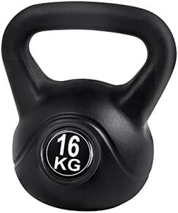 Everfit 16kg Kettlebell Set Weight Lifting Bench Dumbbells Kettle Bell Gym Home