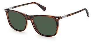 Polaroid Sunglasses Men's PLD 2109/S Sunglasses, Havana/Polarized Green, 55mm,17mm