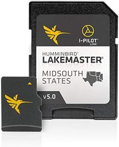 Humminbird LakeMaster Mid-South States Edition Digital GPS Lake Maps, Micro SD Card, Version 5, Black