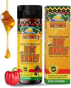 Scotch Bonnet Hot Honey – Sweet Heat with a Caribbean Kick – Infused with Fiery Scotch Bonnet Peppers & Pure Honey – Perfect for Drizzling, Glazing, and Dipping – Bold Flavor, Unmatched Spice