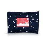 Plumbunny Mustard Seeds Pillow For Newborn Baby, Age 0-6 Months, Blue Star Design(Cotton)