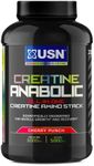 USN Creatine Anabolic all in One Creatine Amino Muscle Building Stack, Cherry, 900 g (Pack of 1)