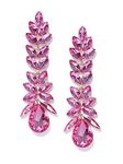 YouBella Jewellery Valentine Collection Earings Crystal Earrings for Girls and Women (Pink)