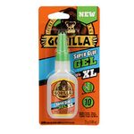 Gorilla 102433 XL Super Glue Gel, 1-Pack, Clear