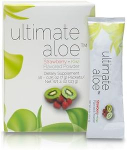 Ultimate Aloe Powder – Strawberry Kiwi Flavor, Supports Digestive Health, Immune System & Normal Healing, Aloe in Convenient Powder Packets, 16 Packets, Gluten-Free, Vegan, Non-GMO