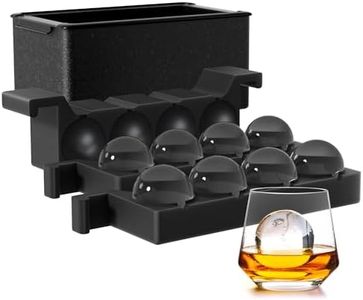 Clear Ice Ball Maker for Whiskey: FDDBI Circle Ice Cube Tray Make 2Inch Ice Sphere - Clear Ice Cube Maker for Old Fashioned Bourbon Whisky