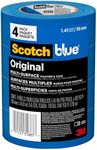 ScotchBlue Painter's Tape, Multi-Use, 1.41-Inch by 60-Yard, 4-Roll