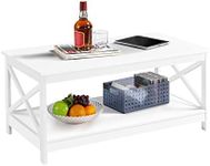 Yaheetech Wooden Coffee Table, 2 Ti