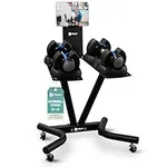 Lifepro Adjustable Dumbbell Stand for PowerFlow Pro & PowerFlow Max Adjustable Dumbbell Set - Adjustable Dumbbell Rack Stand for Convenience & Safety When Training - Durable Adjustable Weights Stand