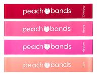 Peach Bands Resistance Bands Set - Exercise Workout Booty Bands for Legs and Glutes