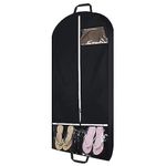 Garment Bags Hanging Clothes Travel, 50.4 Inch Long Suit Bags Cover for Women Dresses and Men Coats