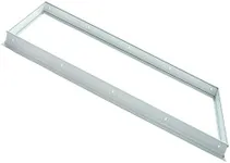 LUXRITE 2x4FT LED Panel Flange Kit, Aluminium Frame, Fits with Any Regular Size 2x4FT LED Panel