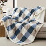 Gracelife Sherpa Throw Blanket 60”x