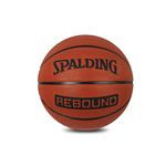 Spalding Rebound Rubber Basketball (Color: Orange, Size: 5