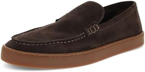 Dockers Mens Suede Varian, DARK BROWN, 8